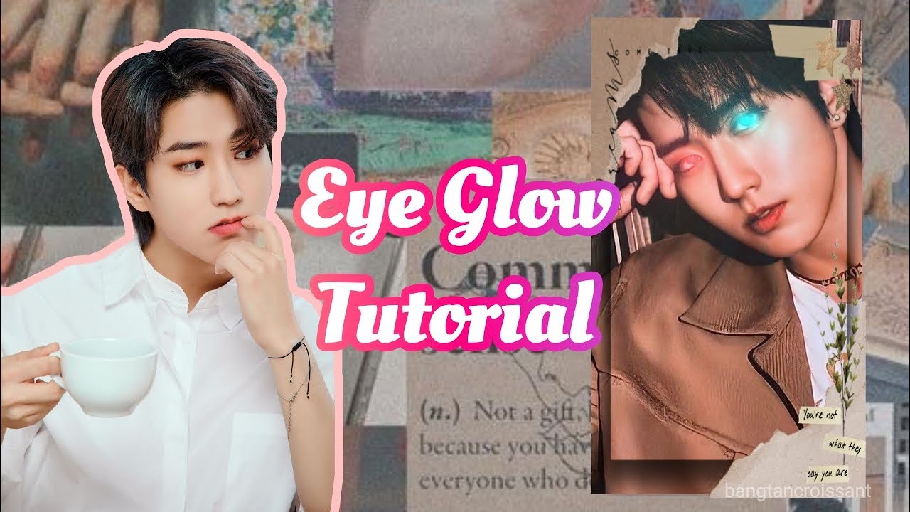 Glow eye tutorial Alight Motion Bangtancroissant YouTube