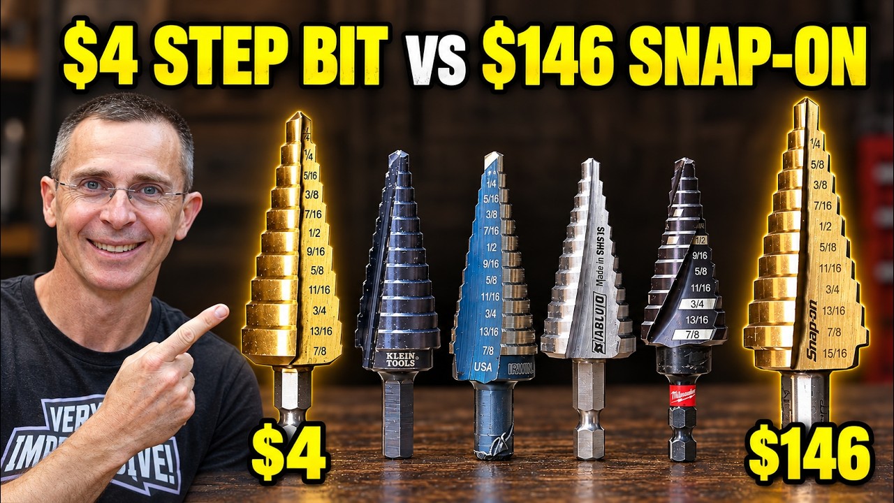 Best Step Bit I’ve Ever Tested Destroys $146 Snap On Blue Point!
