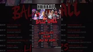 HAIRBALL Live - Video Clips from Jan 30, 2026  #concert #tributeband #tributeshow #livebands #rock