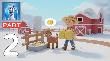 Frosty Farm: Frozen Ranch Life - Gameplay Walkthrough Part 2 - Ice-cold ranch (IOS, Android)