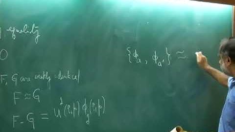 Prof. Rabin Banerjee - Constrained Dynamics 2