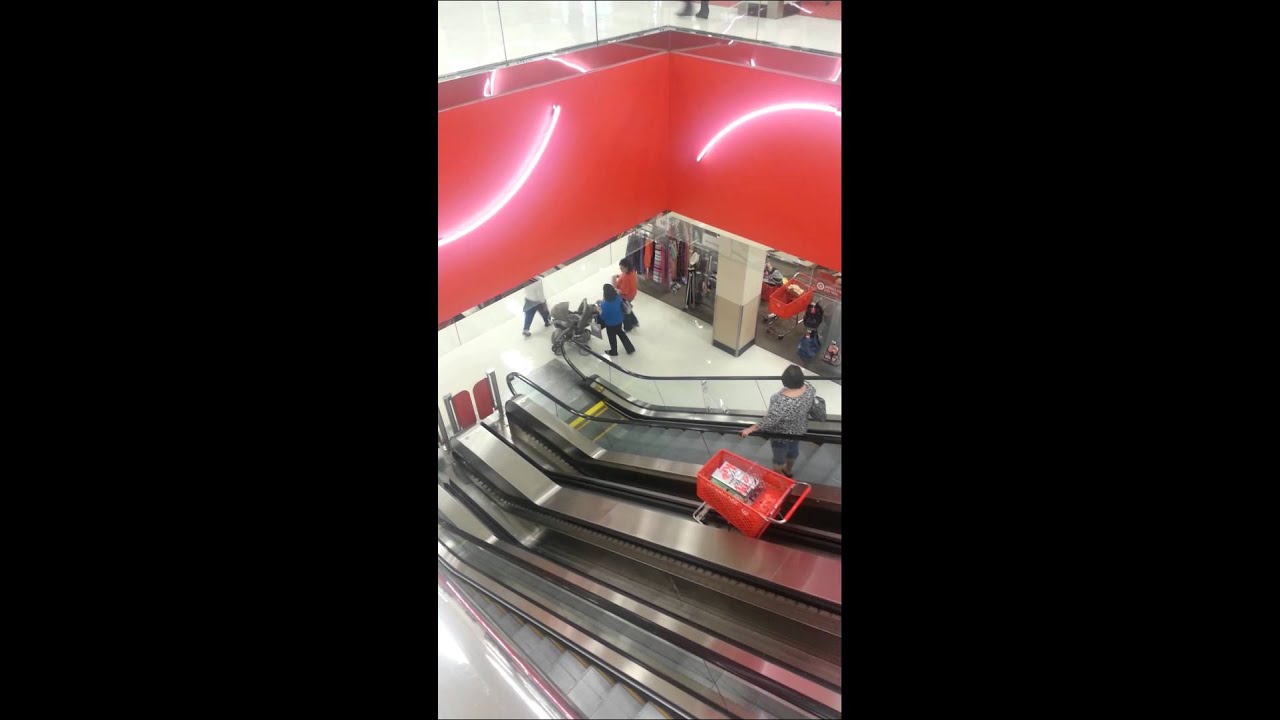 Cart Escalator in Target