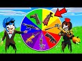 !LA RULETA DE LAS ARMAS EN FORTNITE! 🎯🔫 ARMA NOOB VS ARMA PRO VS ARMA HACKER