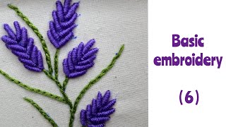 how to start hand embroidery|basic embroidery stitched hundred stitch for biginners|The sixth stitch