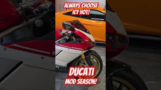 Iridescent everything! #ducati #iridescent #iridescence #motorcycle #motorcycles #sportbikelife