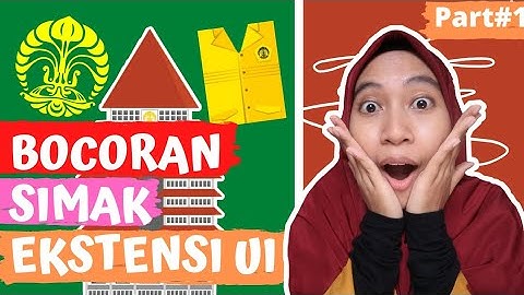 SIMAK UI EKSTENSI PART #1 - SOAL DAN PEMBAHASAN (WITH SUB🇮🇩)