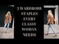 5 WARDROBE STAPLES EVERY CLASSY WOMAN NEEDS | FASHION OVER 40