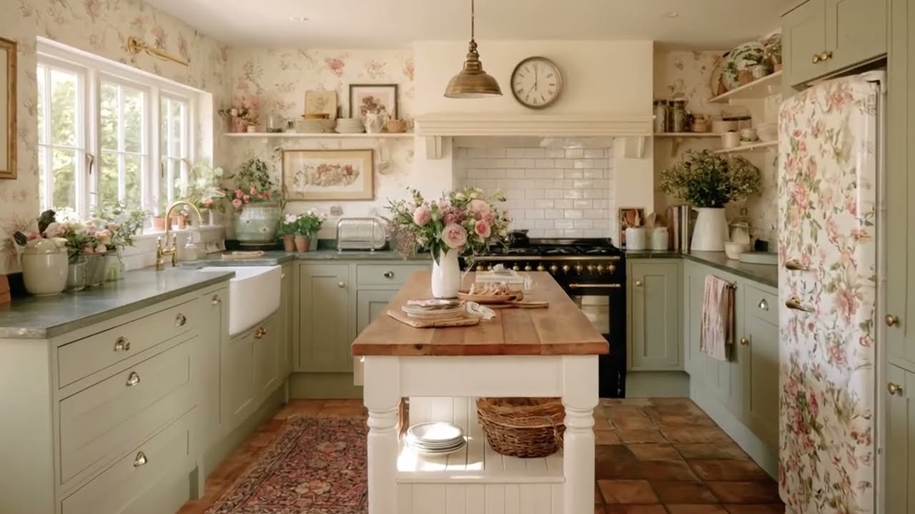 Top 100 Country Cottage Kitchen Design Ideas for 2024-RUSTIC