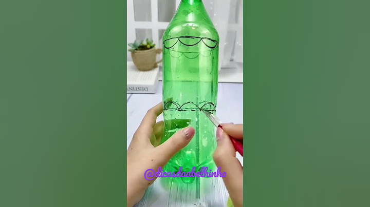 Aprenda fazer Vaso de planta suspenso de garrafa PET