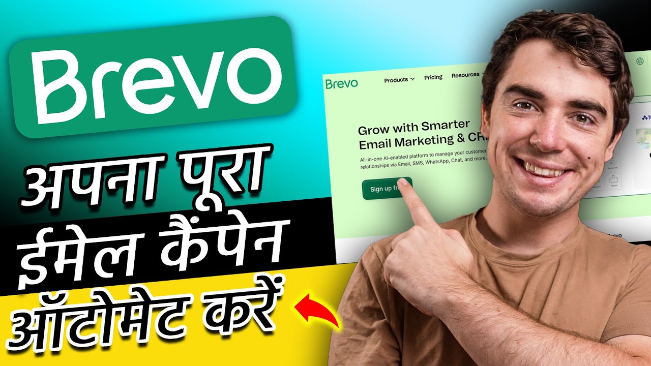 How to Automate Email Campaigns in 10 Minutes (Brevo Tutorial for Beginners) (in Hindi)