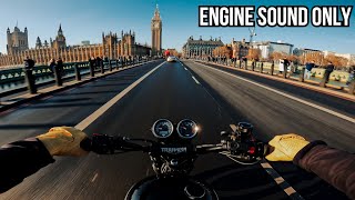 Riding My Motorcycle Through Central London [4K]