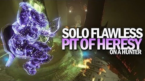 Solo Flawless "Pit of Heresy" Dungeon (Hunter) [Destiny 2 Shadowkeep]