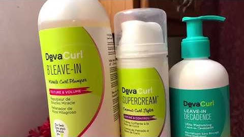 GIVING THE NEW DEVACURL DECADENCE LEAVE IN CONDITIONER ANOTHER TRY