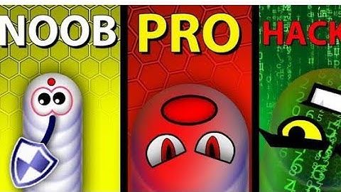 Noob Vs Pro Vs Hacker worm zone gameplay io.