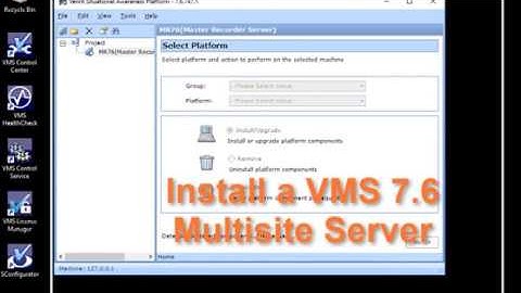 VMS TechTips Install a VMS 7.6 Multisite Server
