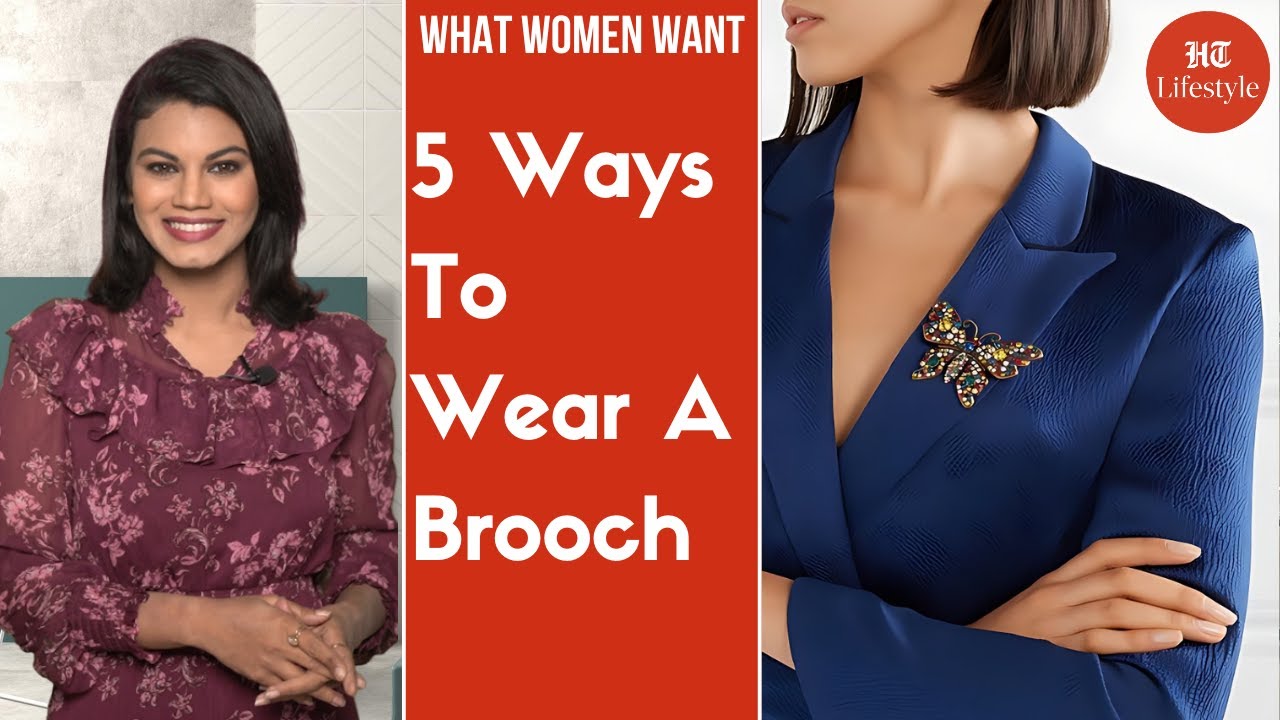 5 Cool Wears to Wear a Brooch, Fashion Style Party Wear 2023