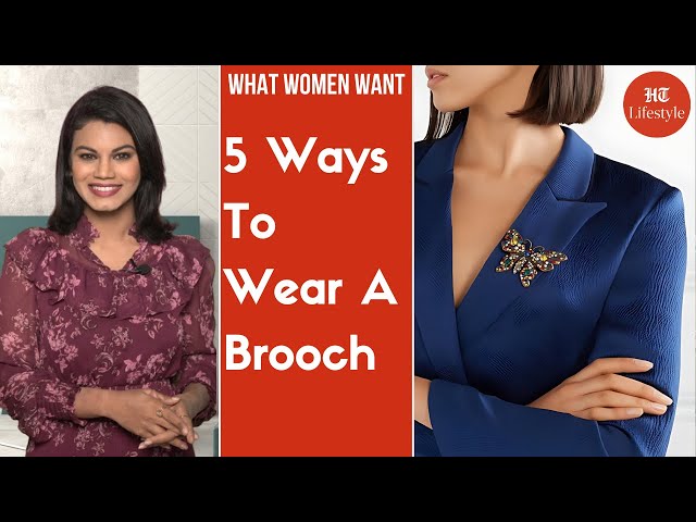 Quick deliveryHOW TO WEAR A BROOCH IN DIFFERENT AND MODERN WAYS