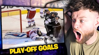 SOCCER FAN REACTS: GREATEST NHL PLAY-OFF GOALS🏒