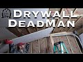 Hanging Ceiling DRYWALL by MYSELF with help from a DEAD MAN in our BARNDOMINIUM Workshop