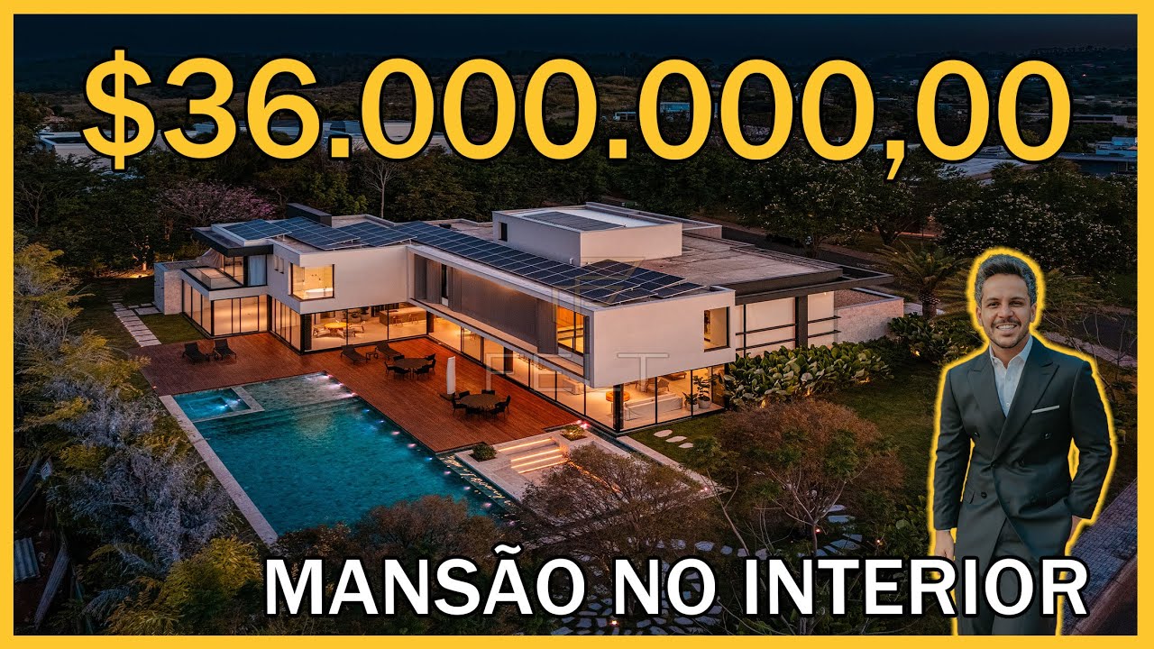 MANSÃO DE R$36.000.000,00 COM MAIS DE 2000M DE ÁREA - CONDOMINIO COM PRAIA - CASA DE ESQUINA