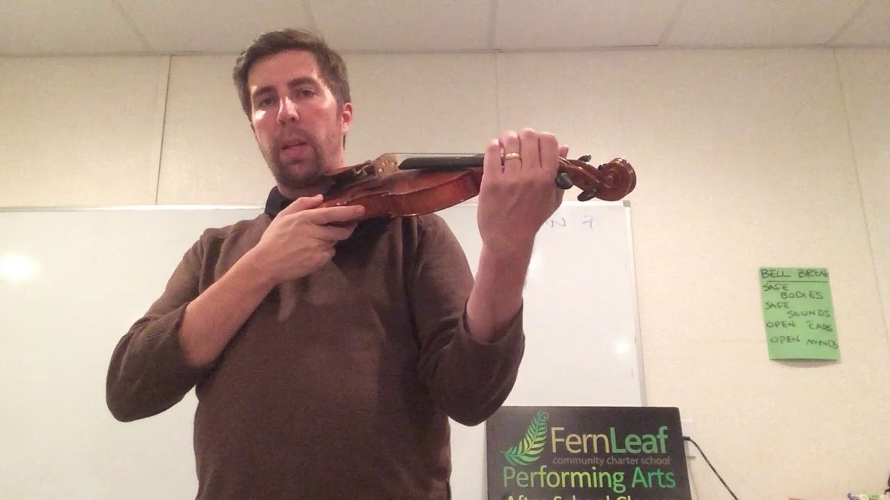 Violin Basics 7 Arm and finger relaxation YouTube