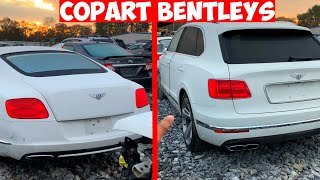 2 OF THE CHEAPEST BENTLEY'S AT COPART! BENTLEY BENTAYGA & BENTLEY CONTINENTAL GT COUPE!! screenshot 4