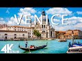 Flying over venice  4k drone film  music for stress relief  nature relaxation ambient