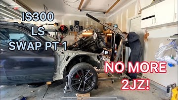 IS300 LS Swap Part 1: Engine Removal