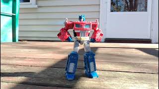 Siege Optimus Prime Transformers To G1 Optimus Prime Part 2 (Animation Test)