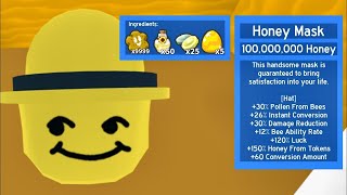 Getting the Honey Mask (Bee Swarm Simulator) Coin Scatter is so OP