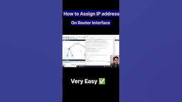 How to assign IP address On Router Interface #ccna #educationalvideo #shorts #networking #viralshort