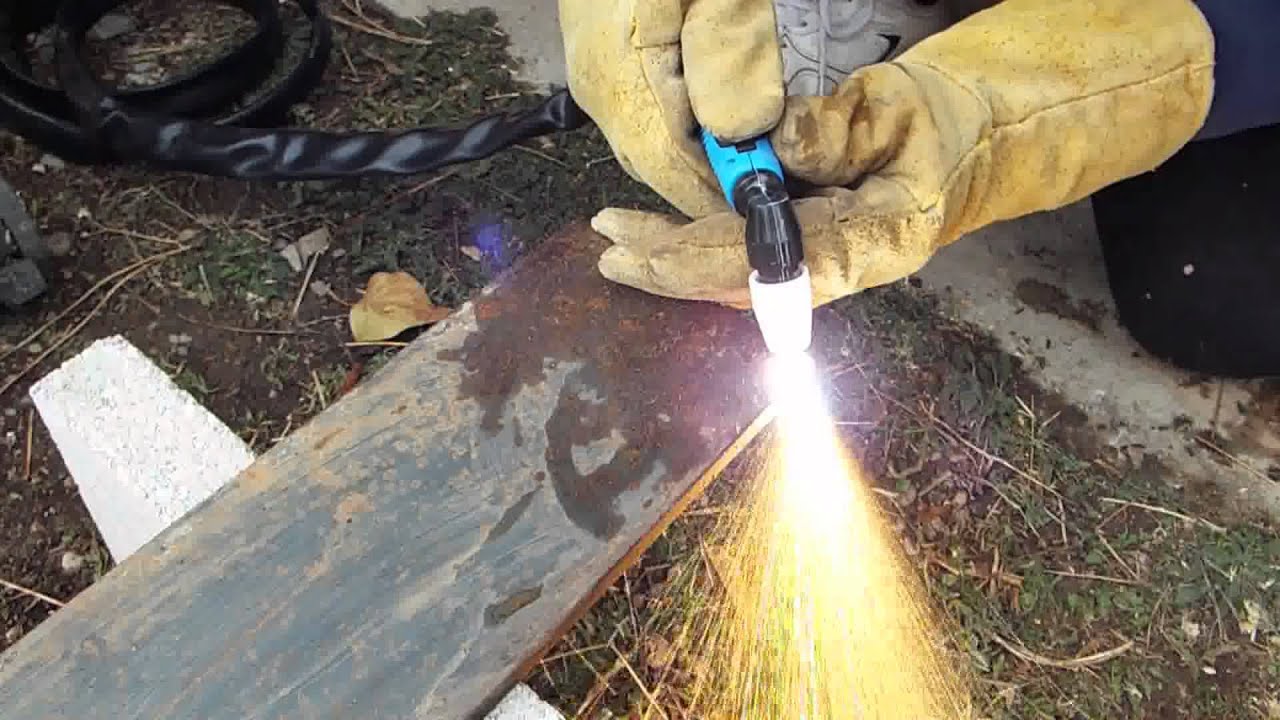 Testing a Lotos LT5000D 50A Plasma Cutter YouTube