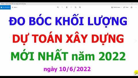 Hướng dẫn học Đo bóc khối lượng lập dự toán công trình xây dựng mới nhất năm 2022 | Duy Dự Toán