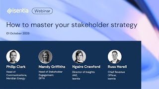 Webinar: How to master your stakeholder strategy