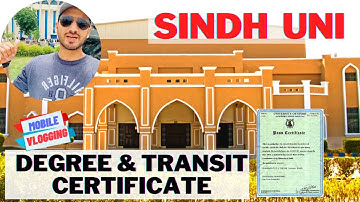 Withdraw Degree Certificate From Sindh University | MAS Pakistan