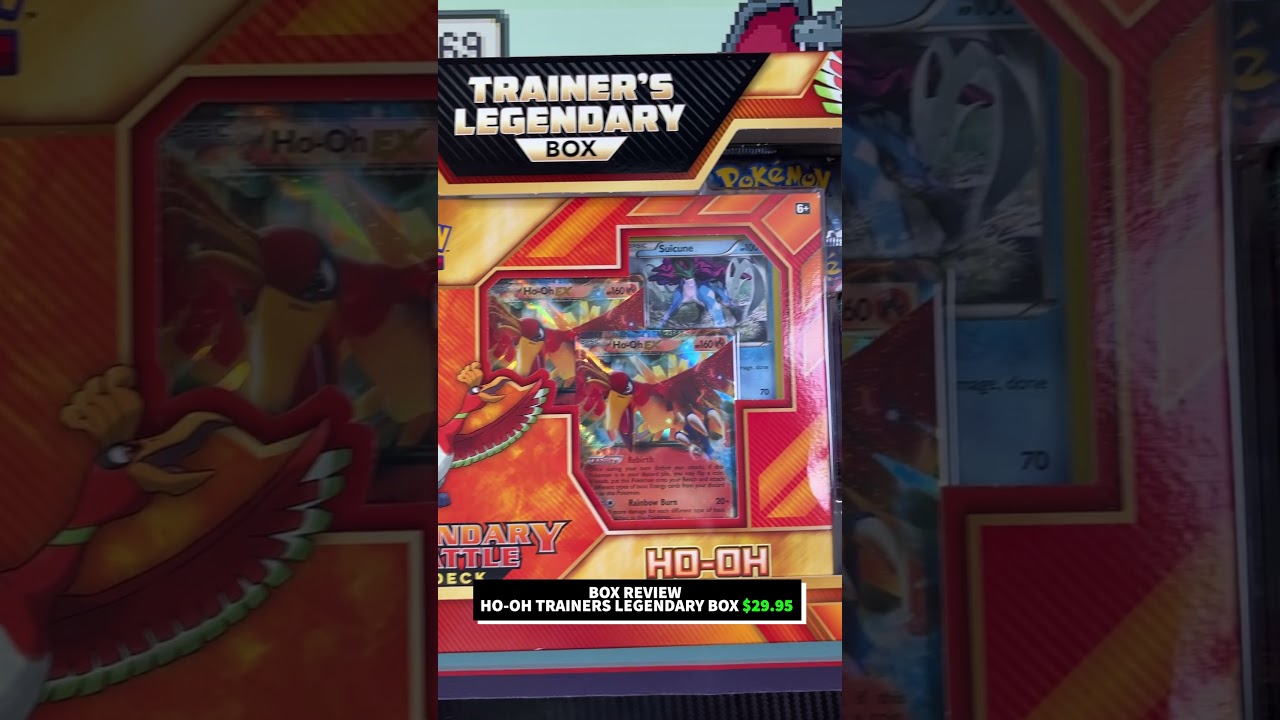 Pokémon Review & Opening Trainers Legendary Ho-Oh Box - YouTube