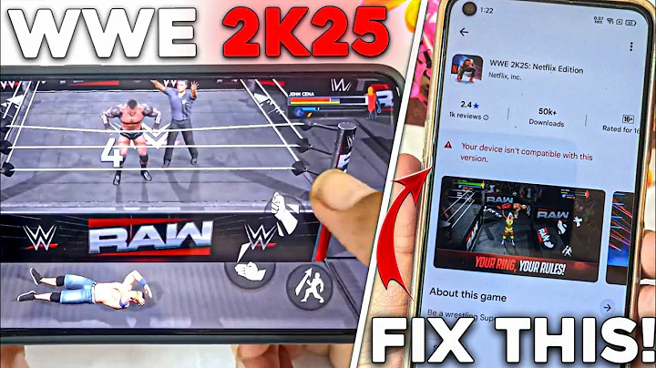 Finally! WWE 2k25 Netflix Edition Available In Play Store | Fix Your Device Isn't Compatible Problem