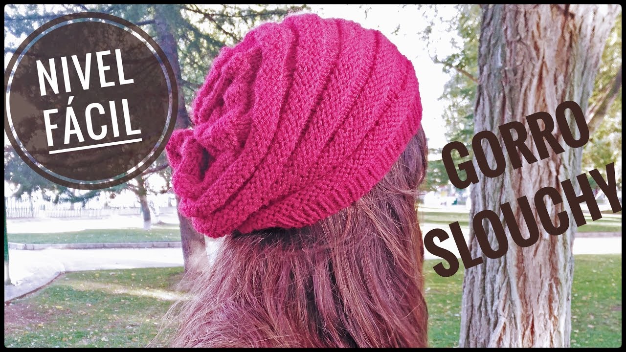 Teje propio gorro Beanie!! Nivel fácil | Manualidades