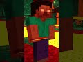 Herobrine's perfect challenge! 😧😎😨🤣 0114 #minecraft #Herobrine #shorts