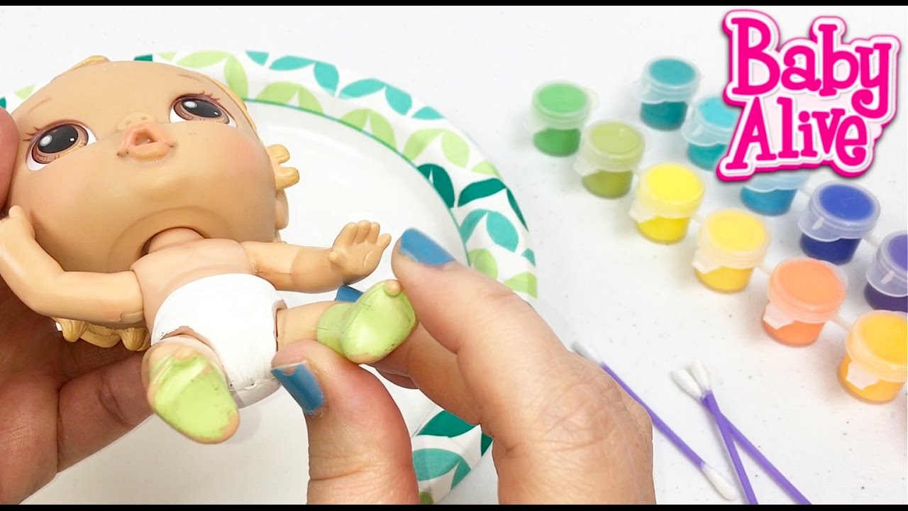 Baby Alive Cribs Life Doll Lily Sweet's Sock RePainting YouTube