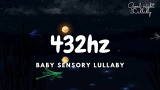 432hz Baby Sleep Lullaby + Sensory Video - fall asleep to soothing Lullabies Visuals #bedtimemusic