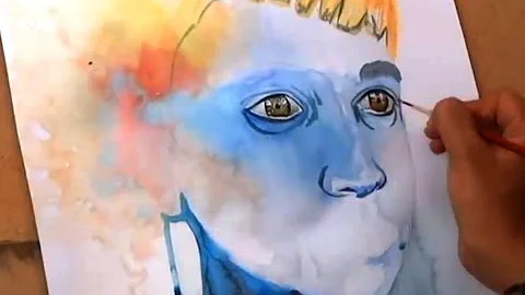 Watercolor portrait Painting - Time Lapse | Watercolor Painting