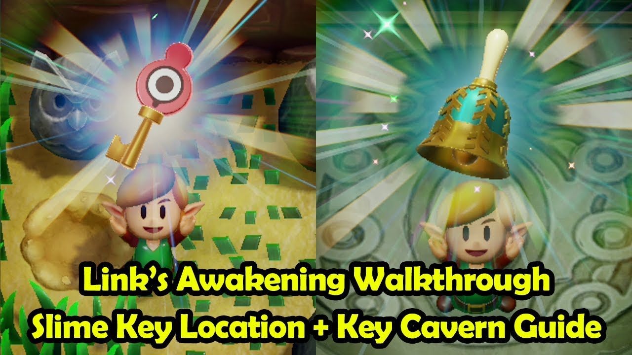 Key Cavern Slime Key Location Walkthrough The Legend Of Zelda Links Awakening Switch