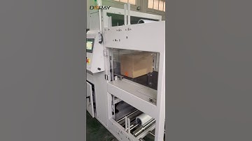Cuff carton heat shrink wrap machine, output 15-20pcs/min#machine #packing #factory #manufacturer