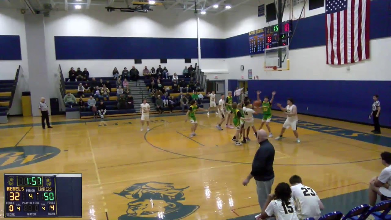 12-22-2025 JV Boys Basketball   APW Rebels vs. La Fayette Lancers