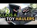 Class A Toy Hauler Motorhome - Thor Outlaw and Newmar Canyon Star