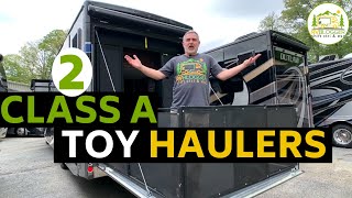 Class A Toy Hauler Motorhome - Thor Outlaw and Newmar Canyon Star