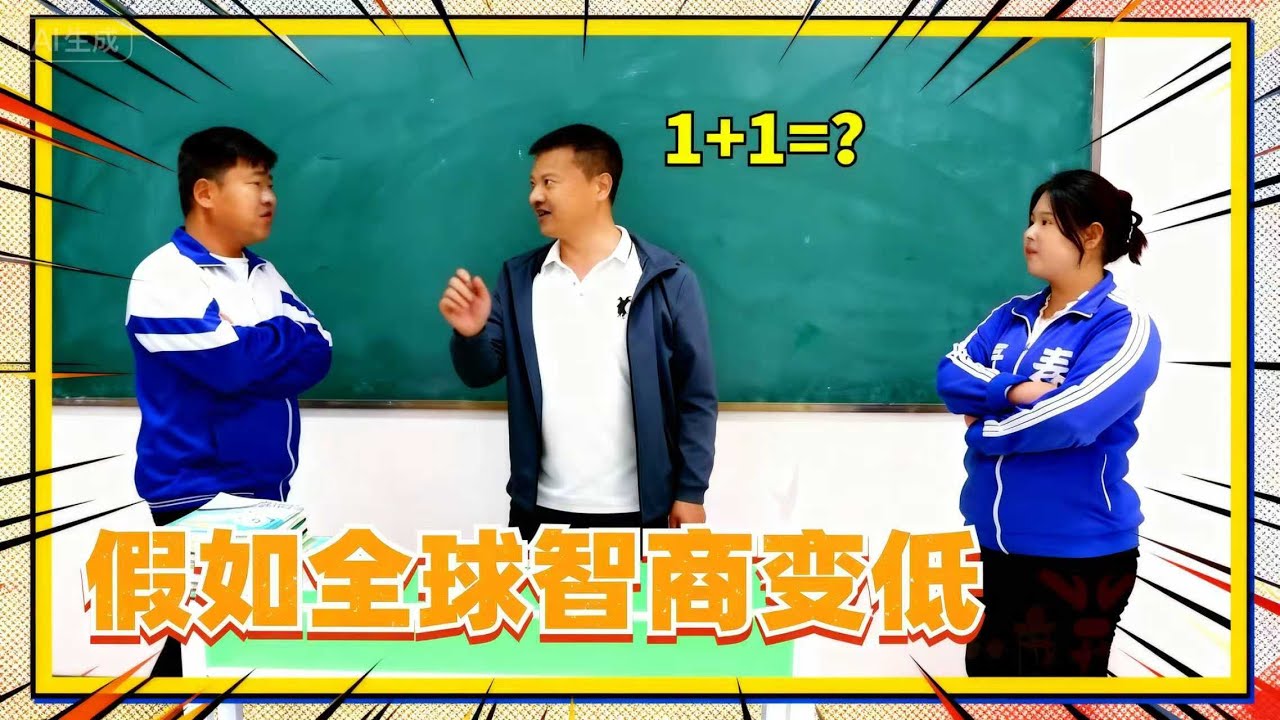 假如全球智商变低，而我保持不变，一出手就打败世界顶级天才#comedy #搞笑 #学生