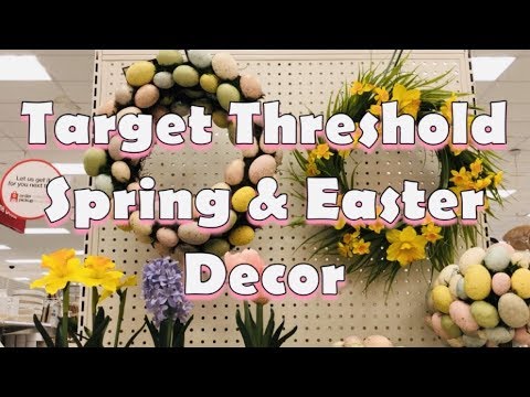 TARGET THRESHOLD EASTER & SPRING HOME DECOR - YouTube