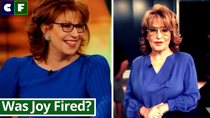 Why was joy behar fired from the view